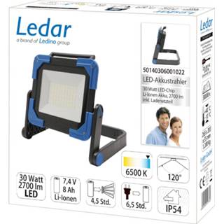 👉 LED accu-spot Ledar, 30W, 2.700K 4038104157784