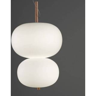 👉 Hanglamp Mat Wit LEDS-C4 iLargi hanglamp, hoogte 67 cm, licht essen 8435526846399