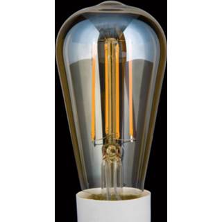 👉 Rustieke lamp LED E27 ST64 6W amber 2.200K dimbaar 9003090273010