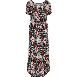 👉 Maxi dres s active Jacqueline De Yong Jdygypsy Life S/s Dress Wvn 5715221785432