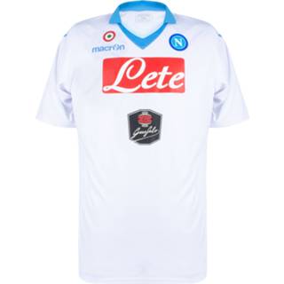 👉 Voetbalshirt wit mannen macron china voetbalshirts volwassen napoli 3e 2014-2015