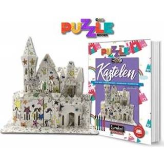 👉 Puzzelboek stuks educatieve boeken Eureka 3D Puzzle Books Kleur- en - Kastelen 9780992303341