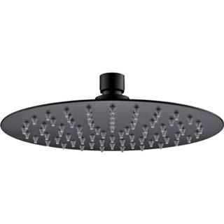 👉 Hoofddouche zwart mat rond 304-Ufo Wiesbaden 25 cm 8720365814853