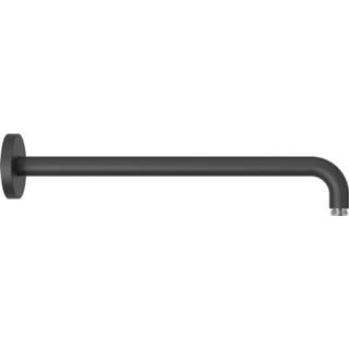👉 Zwart wit chroom Wandarm Tres 40 cm met Bocht Mat 8429546479163