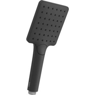 👉 Handdouche zwart mat Tres Massage Eco-Drop 3-Standen 9.6x5.5x24.2 cm Vierkant 8429546532608