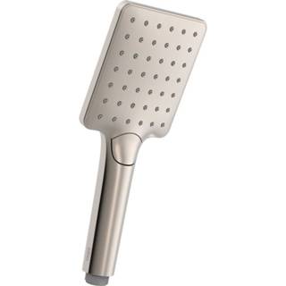 👉 Handdouche staal RVS look Tres Massage Eco-Drop 3-Standen 9.6x5.5x24.2 cm Vierkant 8429546537986