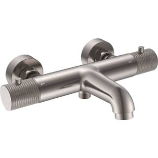 👉 Badmengkraan staal Thermostatisch Boss & Wessing James Hartafstand 15 cm Geborsteld 8719304061700
