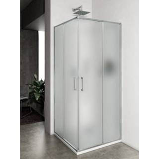 👉 Douchecabine glas chroom Lacus Vulcano Evo Mat (alle maten) 8719304150107