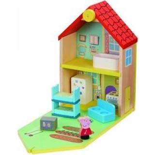 👉 Stuks poppenhuizen Peppa Pig Wooden Family Home (With Figures & Accessories) 5029736072131