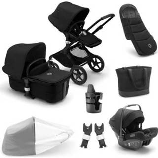 👉 Zwart active Bugaboo Fox3 Ready To Go Bundle - Black/Midnight Black 2500001529428