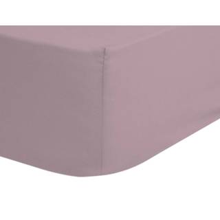 👉 Hoeslaken roze textiel Soft Pink Muller Good Morning Cotton 90 x 200 cm 8717285203287