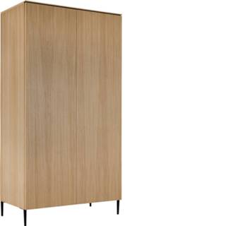 👉 Kledingkast eiken levi kinderen Kidsmill 2-Deurs Naturel 8719626002269