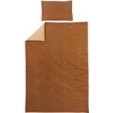 👉 Dekbedovertrek uni camel Meyco / Warm Sand 140 x 200 220 cm 4054703437072