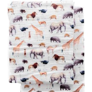 👉 Multidoek soft multicolor Cottonbaby Safari 2 Stuks 9504393245358