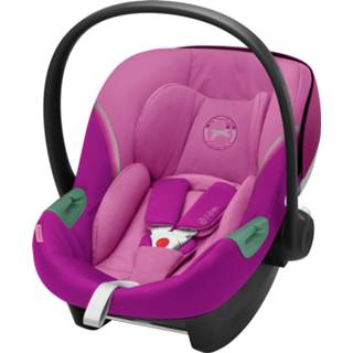 👉 Autostoel roze Magnolia Pink achteruit Cybex Aton S2 i-Size Autostoeltje 4063846192298