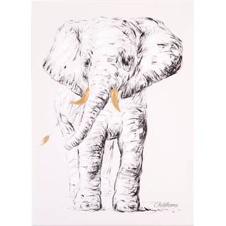 👉 Olifantschilderij Childhome Olifant Schilderij 30 x 40 cm 5420007151270