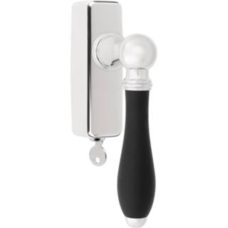 👉 Glans nikkel RVS Formani Draaikiepgarnituur TIMELESS 1815-DKLOCK afsluitbaar rechtsdraaiend - nikkel/ebbenhout 8718009334942