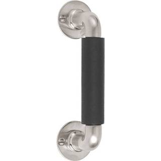 👉 Houten nikkel RVS Formani Greep tbv deur TIMELESS MG1923B - mat nikkel/ebbenhout 8718009060056