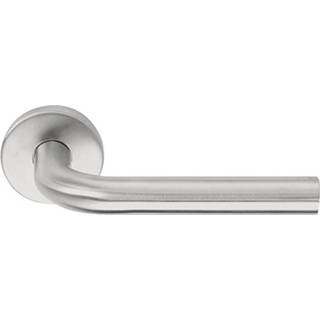 👉 Deurkruk PVD RVS BASICS LBIII-19 EN1906/3 geveerd op rozet - mat 8718009265963