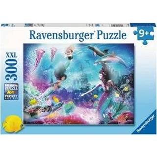 👉 Kinderpuzzel stuks kinderen Ravensburger 300 stukjes In het rijk van de zeemeerminnen 4005556132966