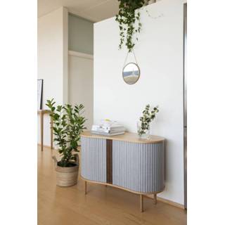 👉 Dressoir zilver houten hout grijs Audacious Cabinet silver grey 8719497686858