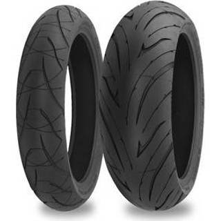 👉 Achterwiel zwart Shinko R016 ( 200/50 ZR17 TL 75W )