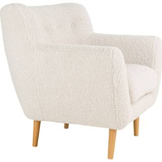 👉 Fauteuil wit Cynthia teddy gebroken 8720604642995
