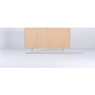 👉 Dressoir houten hout wit Fina dresser linoleum mushroom - 176 x 100 cm 8720604643299