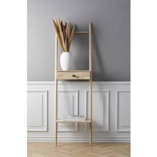 👉 Wandkast houten hout bruin Ebern whitewash - 170 x 47 cm 5722000125839