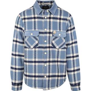 👉 Over shirt ruit male blauw s katoen Scotch and Soda Teddy Overshirt Geruit 8719029923369 2900059143032