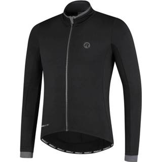 👉 Shirt s mannen zwart Rogelli Essential Jersey Long Sleeve +hele Rits he hardloop sweater