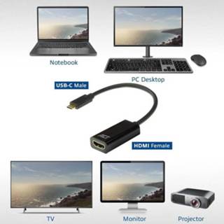 👉 Kabel adapter ACT video USB-C naar HDMI 8716065491104 1661438605589
