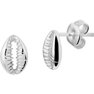 👉 Oorknop zilver active Gerhodineerde Oorknoppen schelp 1332308 8718834662807