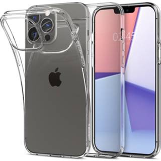 👉 Transparant Spigen iPhone 13 Pro Max Liquid Clear hoesje (transparant) 8809756649448