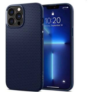 👉 Blauw Spigen iPhone 13 Pro Max hoesje Liquid Air (blauw) 8809756649493