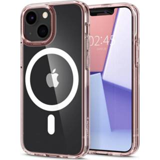 👉 Roze rose Spigen iPhone 13 mini Ultra Hybrid MagSafe hoesje (roze) 8809811850727