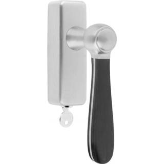 👉 Zwart RVS Formani Draaikiepgarnituur Lazaro Rosa-Violan BOSCO LZ100-DKLOCK-O afsluitbaar - mat RVS/mat 8718009314722