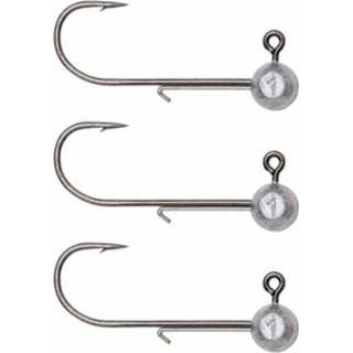 👉 Loodkop zilver Savage Gear Micro Jighead - Haakmaat 1 1g 3 Stuks 5706301744289