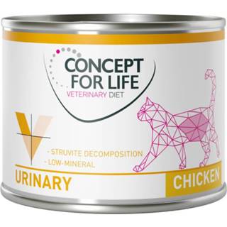👉 12x200g Veterinary Diet Urinary Kip Concept for Life VET Kattenvoer
