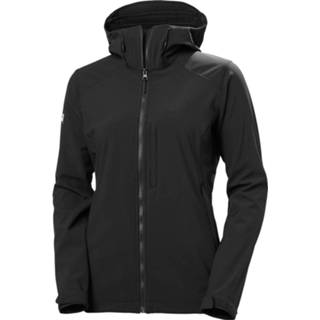 👉 Softshell jas m vrouwen zwart Helly Hansen W Paramount Hooded Jacket dames