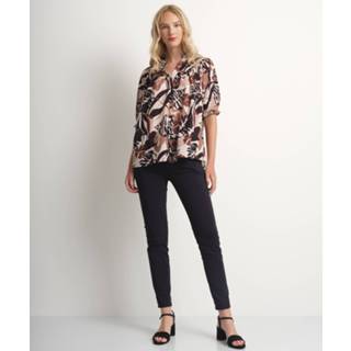 👉 Damesblouse vrouwen Dames Blouse met pofmouwen in maat 2041351760012