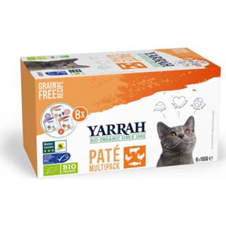 👉 Kattenvoer 8x100g Biologisch Pate-mix Yarrah 8714265975110