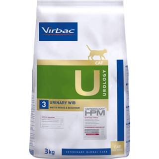 👉 Kattenvoer 3kg Virbac Veterinary HPM Cat Urology Water Intake & Behaviour U3 droog 3561963600913