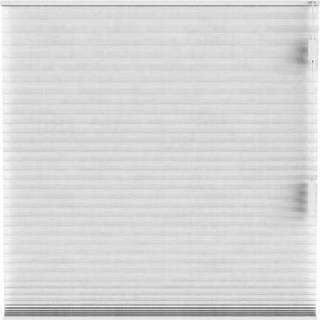👉 Transparant wit polyester Fenstr plisségordijn Sidney dubbel 25mm - (10326) Leen Bakker 8714901796758