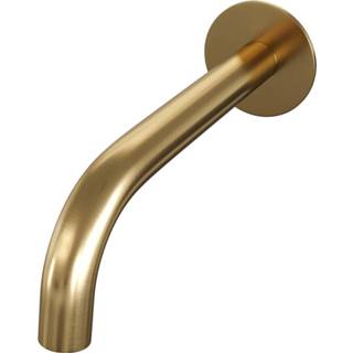 👉 Rozet goud Uitloop Brauer Gebogen Incl 65mm PVD-Coating Geborsteld Gold 8720359364340