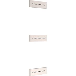 👉 Staal wit chroom Bodyjet Tres Inbouw Hydromassage 13.9x4.9 cm Breed 8429546519029