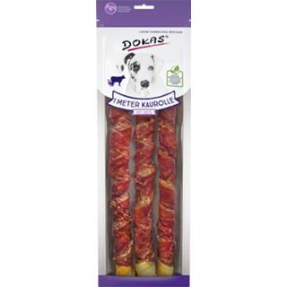 👉 Hondensnack Dokas 1 meter Kauwrol Dubbelpak: 2 x Kip 4251276203725 4251276203695