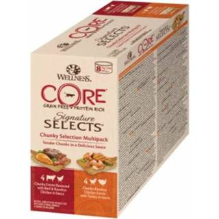 👉 Kattenvoer active Wellness Core Signature Selects Chunky 8-pack 8 x 79 gr 76344106418