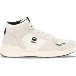 👉 Wit beige unisex stock mannen G-Star RAW Attacc Mid BSC Wit/Beige Heren