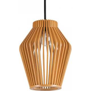 👉 Design hanglamp houten active Hanglamp, E27 Fitting, â20cm, Naturel 8720211273230